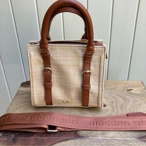 Steve Madden straw purse